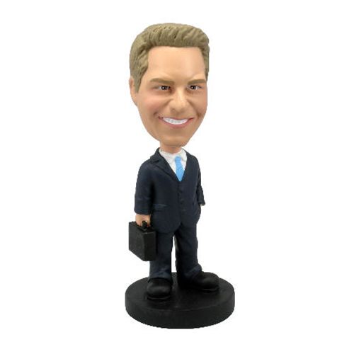 Photo of Male Executive With Briefcase Bobblehead