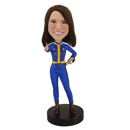 Photo 1 of Fallout Vault 33 Female Thumbs Up Custom Bobblehead - Officially Licensed